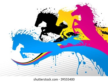 horse line cmyk