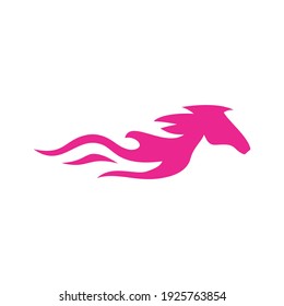 horse line logo design eps