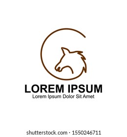 Horse Logo. Animal Logo Template