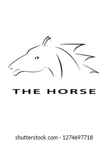 horse logo art