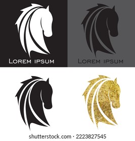 Horse Logo Best horse Logo Creative Horse Design Free Horse Logo Abstract and Vector