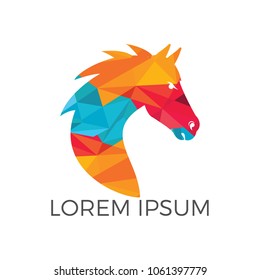 Horse logo design.