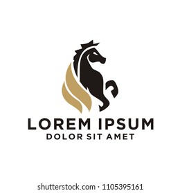 horse logo design