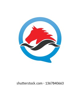 horse logo design