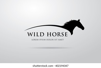 Similar Images, Stock Photos & Vectors of Horse logo design - 402194347