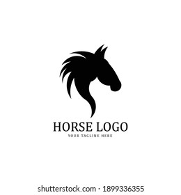 Horse logo design concept, vector illustration