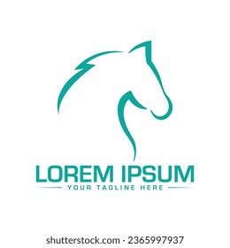 Diseño de logotipo para caballos Logo de Creative Horse diseño de logotipo único y moderno