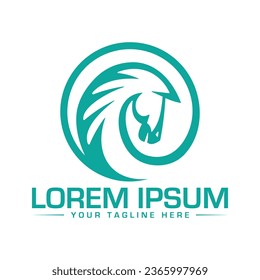 Design des Logos für Pferde Kreatives Pferd Logo einzigartig und modern