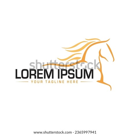 Horse logo design Creative Horse logo unique and modern logo design