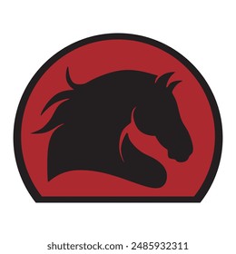 Horse Logo design. Horse Head Logo Vector Template