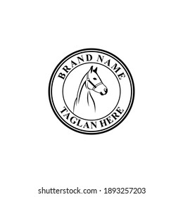 Horse logo design illustration, Horse silhouette vector, Horse vector inspiration