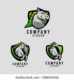 horse logo design illustration syimbol