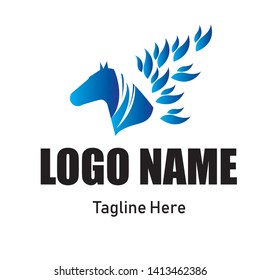 horse logo design inspiration. horse logo template - Vector