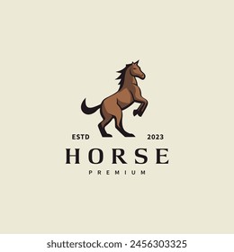 Horse logo design for mascot vector illustration 2