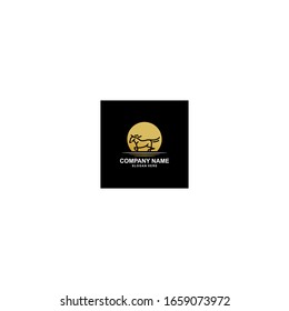 Logo-Design des Pferdes
