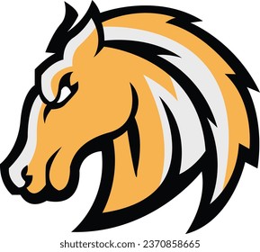 horse Logo design, horse sport logo vector , horse head illustration vector drawing, Mascot Brave horse Logo design any kind of graphic work, using the concept of a horse's head, Esport game logo icon