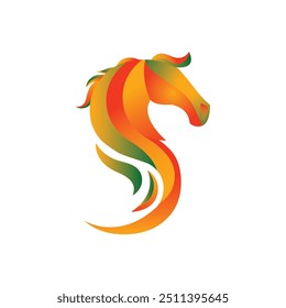 horse Logo design, horse sports logo vector, horse head illustration