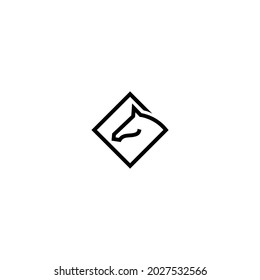horse logo design logo template