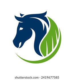 Horse Logo Design. Horse Logo Template. Modern Design. Flat Logo. Vector Illustration
