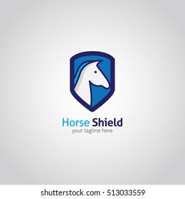 Horse logo design template. Vector illustration