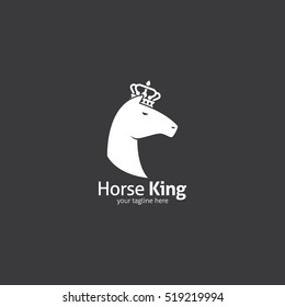 Horse logo design template. Vector illustration