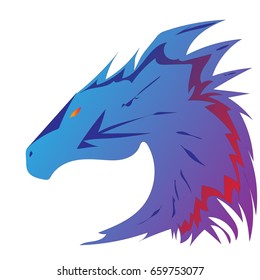 Horse Logo Design Template Vector Illustration Background