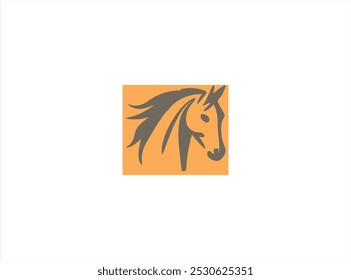 HORSE LOGO design ,vector , icon, illustration and isolate template .