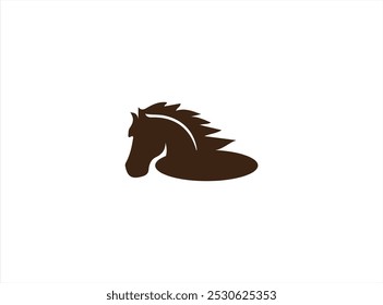HORSE LOGO design ,vector , icon, illustration and isolate template .