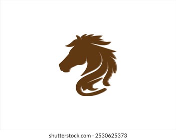 HORSE LOGO design ,vector , icon, illustration and isolate template .