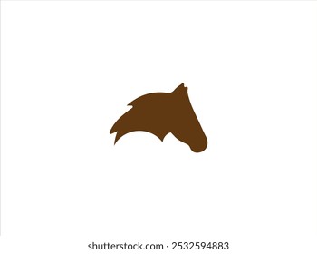 Diseño del logotipo del CABALLO, icono del Vector e ilustración .