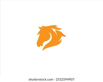 Design do logotipo HORSE, ícone vetorial e ilustração .
