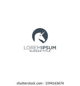 
horse logo design vector illustration