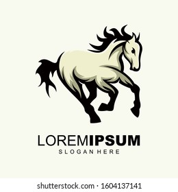 horse logo design vector illustration