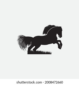 Horse logo design vector illustration
