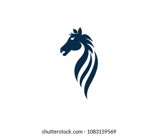 Horse logo design vector template