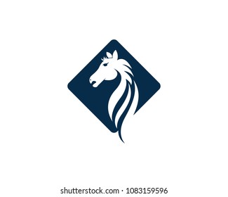 Horse logo design vector template