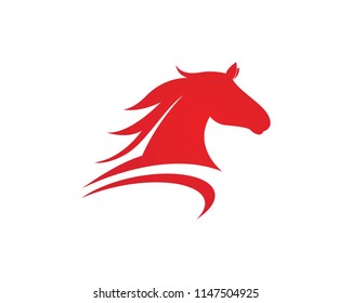Horse logo design vector template