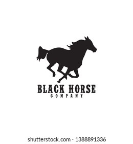 Horse logo design vector template