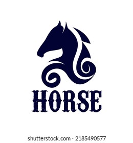 horse Logo design vector template. Animals Logotype concept icon