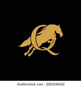 horse logo designn vector illustration