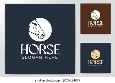 horse logo Designs Inspiration isolated on white background