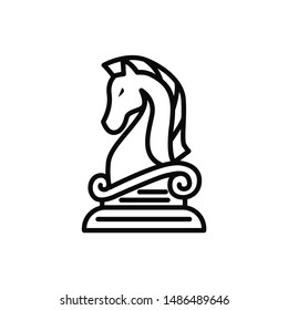 Horse Logo For Elegant and Luxury Company. horse icon. vector