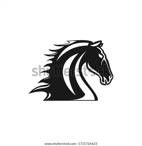 Horse Logo Emblem Template Mascot Symbol Stock Vector (Royalty Free ...