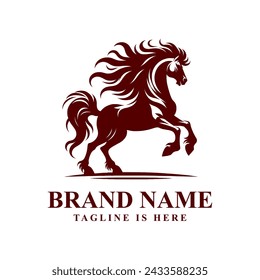 The horse logo epitomizes grace, strength, and freedom, symbolizing loyalty and vitality with its majestic and timeless presence.