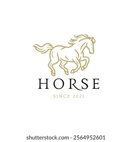 horse logo. horsehead vector.  horse silhouette