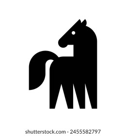 Horse logo. Icon design. Template elements	