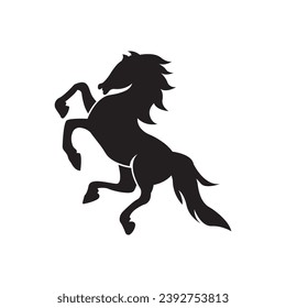 Horse logo icon, design vector illustration template.