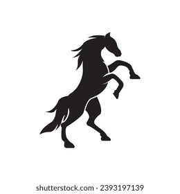 Horse logo icon, design vector illustration template.