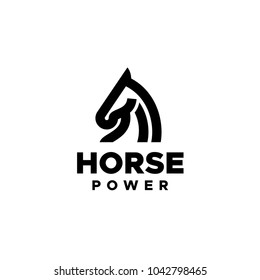 Horse logo icon sign template