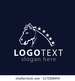 Horse logo icon vector template